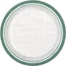 Fresh Greens Botanical Stripe Paper Plates 9" | 8ct - Zurchers