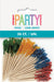50ct Frill Picks - Party Supplies
