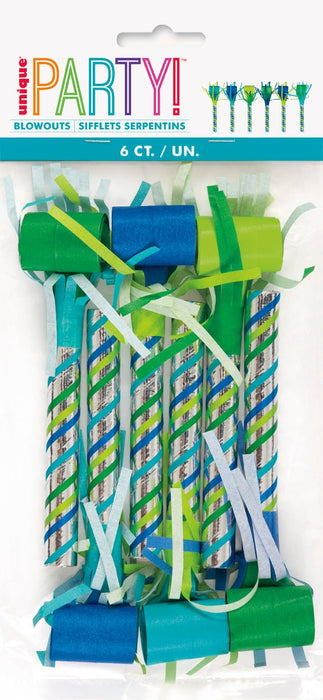 6ct Fringed Blowout - Party Supplies