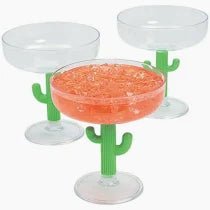 Fun Express Cactus Plastic Margarita Glasses | 1ct