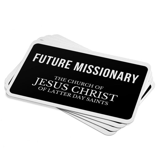 Future Missionary Tag Stickers 3" x 1.5" | 12 ct - Zurchers
