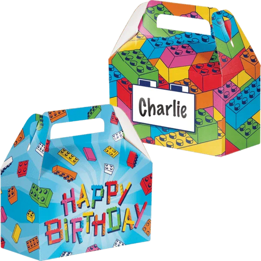 Block Bash Favor Boxes | 4 ct - Zurchers