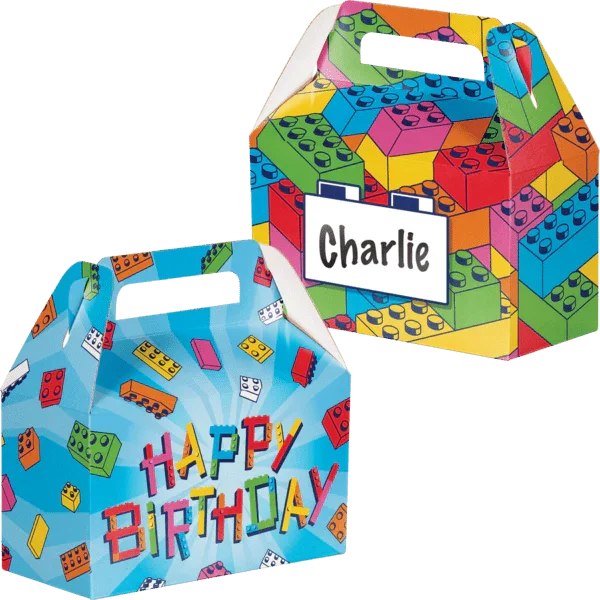 Block Bash Favor Boxes | 4 ct - Zurchers