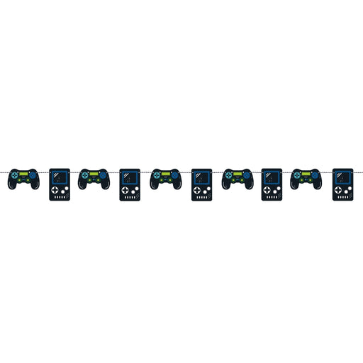 Gamer Birthday Garland 7ft | 1ct