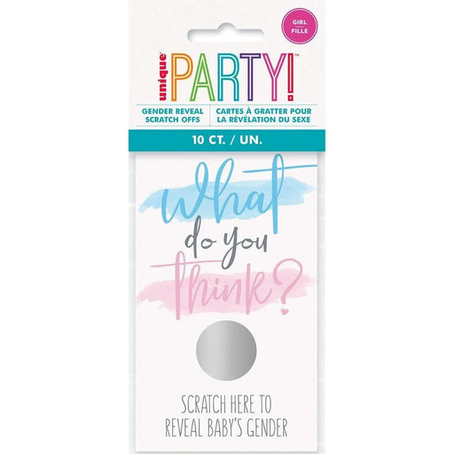 Gender Reveal Party Scratch - off Game | 10 ct - Zurchers