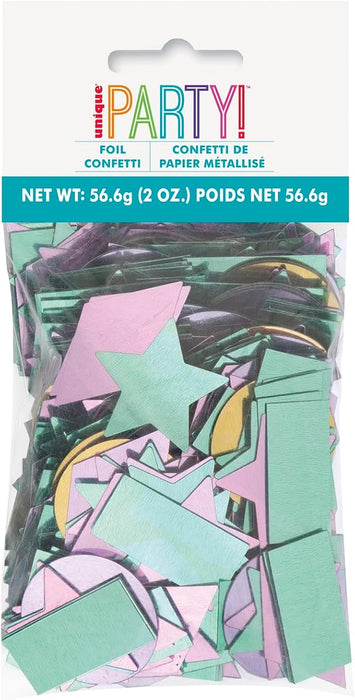 2oz Geometric Shapes Pastel Confetti - Party Supplies