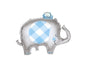 Giant Floral Blue Elephant Mylar Foil Balloon 29" | 1ct - Zurchers