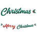 Glitter Merry Christmas Letter Banner 12ft | 1ct - Zurchers