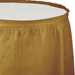 Glittering Gold Plastic Tableskirt | 1ct - Zurchers