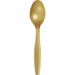 Glittering Gold Premium Plastic Spoons 24 | ct - Zurchers