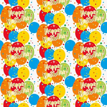 Glitzy Gold Birthday 30inx5ft Gift Wrap | 1ct