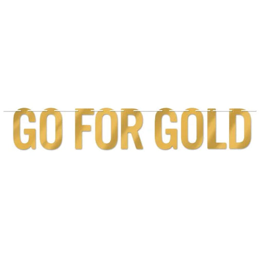Go For The Gold Banner 5' | 1 ct - Zurchers