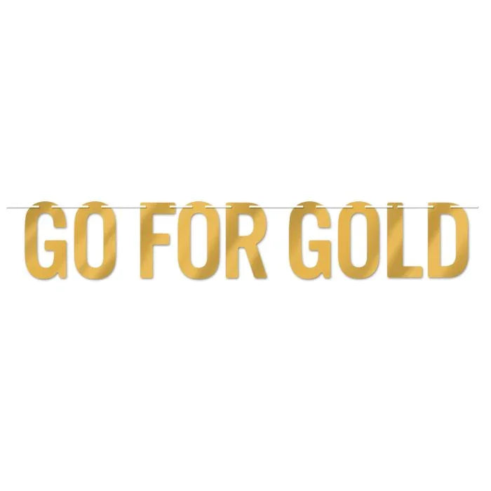 Go For The Gold Banner 5' | 1 ct - Zurchers