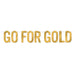 Go For The Gold Banner 5' | 1 ct - Zurchers