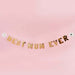 Gold Best Mum Ever Banner | 1ct - Zurchers