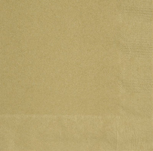 Gold Beverage Napkins | 100ct