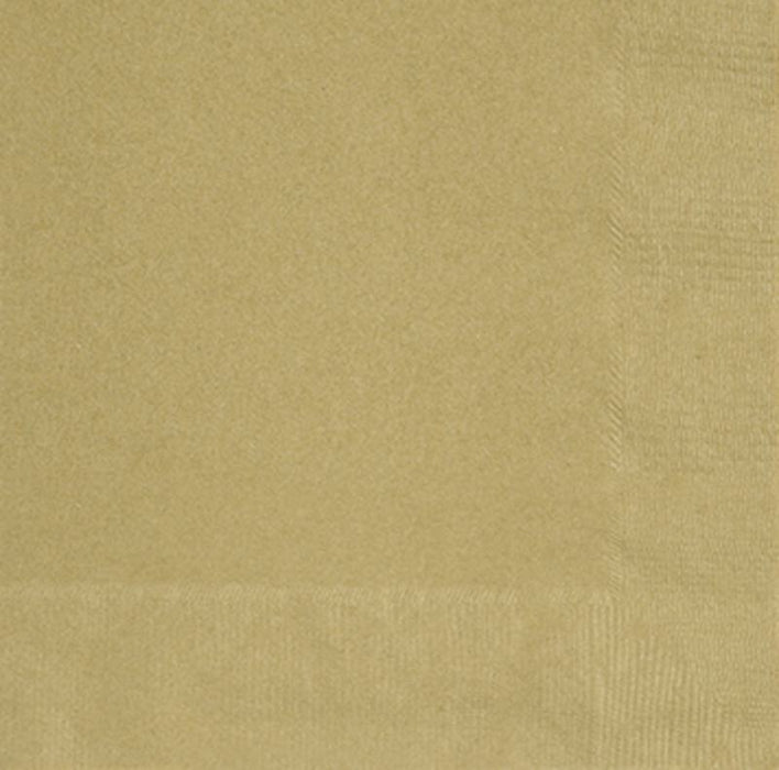 Gold Beverage Napkins | 100ct - Zurchers