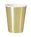 12oz Cup Gold Foil - Party Supplies