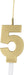 Gold Number 5 Sparkler Candle - Party Supplies