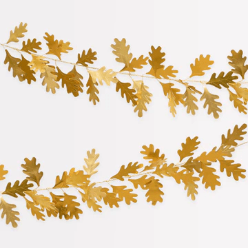 Gold Oak Leaves Garland | 1ct - Zurchers