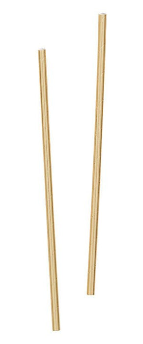 10ct Gold Straw Paper - Party Supplies