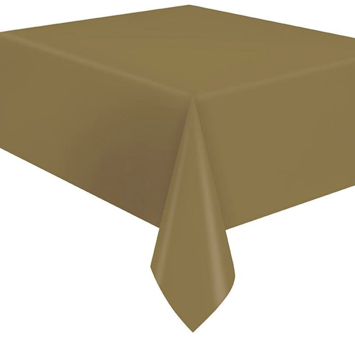 Gold Plastic Table Skirt | 1ct - Zurchers