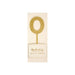 Gold Acrylic Number Cake Topper Party Pick No. 0 - Zurchers