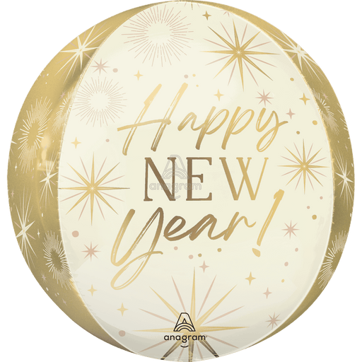 GOLDEN SOIREE HAPPY NEW YEAR ORBZ 16" | 1CT - Zurchers