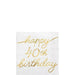 Golden Age 40th Birthday Beverage Napkin 16pk | 1ct - Zurchers