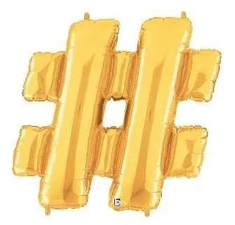 Gold Jumbo Number Balloons 34" - Zurchers