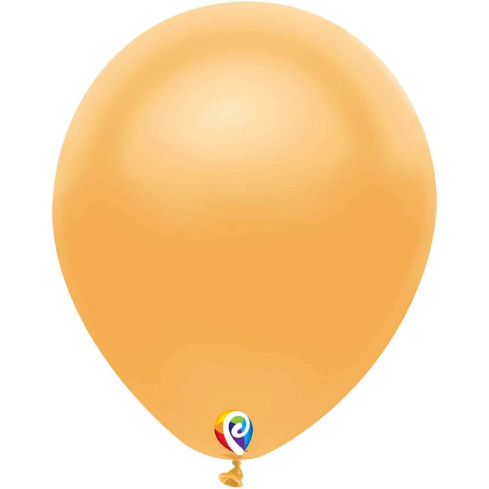 7" Latex Balloon Pack, Gold | 50 ct - Zurchers