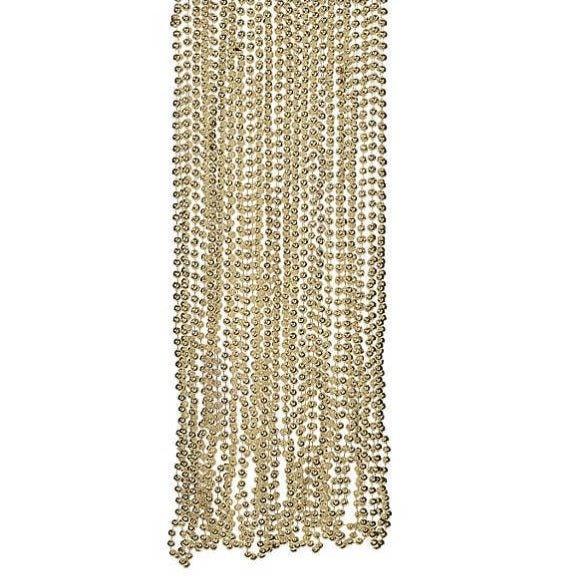 Gold Metallic Bead Necklaces | 48ct - Zurchers