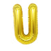 Air Filled Gold Mylar Letter Balloon, 16" | 1 ct - Zurchers