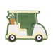Golf Cart Shaped Napkins | 24 ct - Zurchers