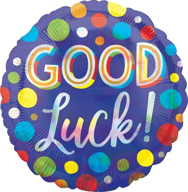 Good Luck Dots Mylar Balloon 18" | 1ct - Zurchers