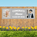 Grad in Color Congrats Custom Banner Name and 2 Photos 2'x 6' | 1 ct - Zurchers