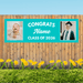 Grad in Color Congrats Custom Banner Name and 2 Photos 2'x 6' | 1 ct - Zurchers