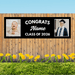 Grad in Color Congrats Custom Banner Name and 2 Photos 2'x 6' | 1 ct - Zurchers