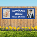 Grad in Color Congrats Custom Banner Name and 2 Photos 2'x 6' | 1 ct - Zurchers