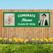 Grad in Color Congrats Custom Banner Name and 2 Photos 2'x 6' | 1 ct - Zurchers