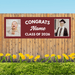 Grad in Color Congrats Custom Banner Name and 2 Photos 2'x 6' | 1 ct - Zurchers