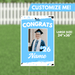 Grad In Color Congrats Custom Image & Name Yard Sign 24"x36" | 1ct - Zurchers