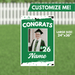 Grad In Color Congrats Custom Image & Name Yard Sign 24"x36" | 1ct - Zurchers