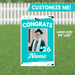 Grad In Color Congrats Custom Image & Name Yard Sign 24"x36" | 1ct - Zurchers