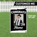 Grad In Color Congrats Custom Image & Name Yard Sign 24"x36" | 1ct - Zurchers