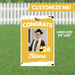 Grad In Color Congrats Custom Image & Name Yard Sign 24"x36" | 1ct - Zurchers