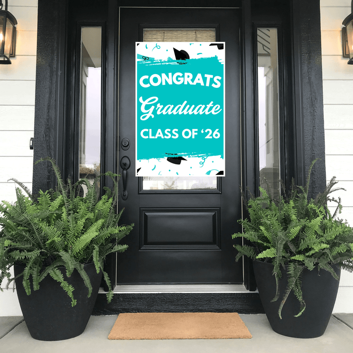 Grad In Color Congrats Graduate Door Banner 24"x36" | 1ct - Zurchers