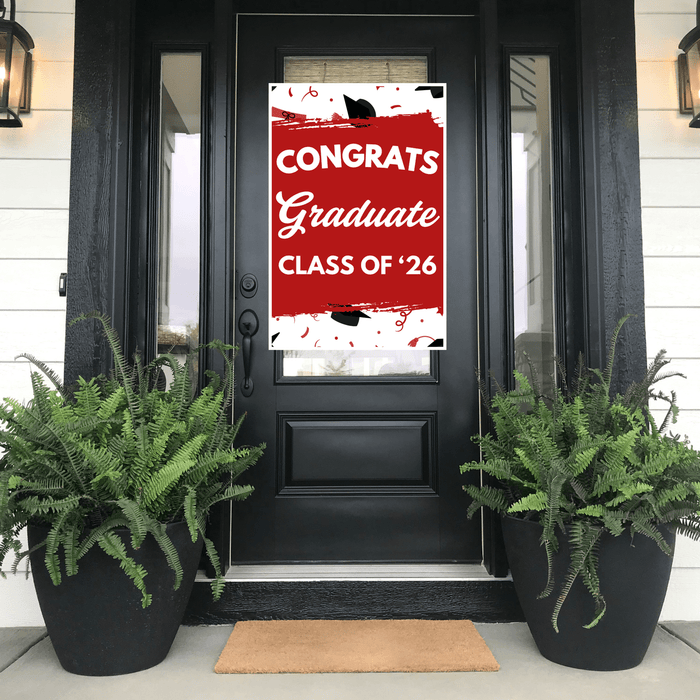 Grad In Color Congrats Graduate Door Banner 24"x36" | 1ct - Zurchers
