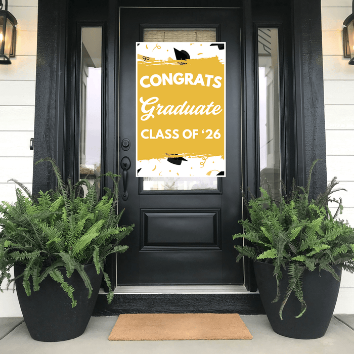 Grad In Color Congrats Graduate Door Banner 24"x36" | 1ct - Zurchers
