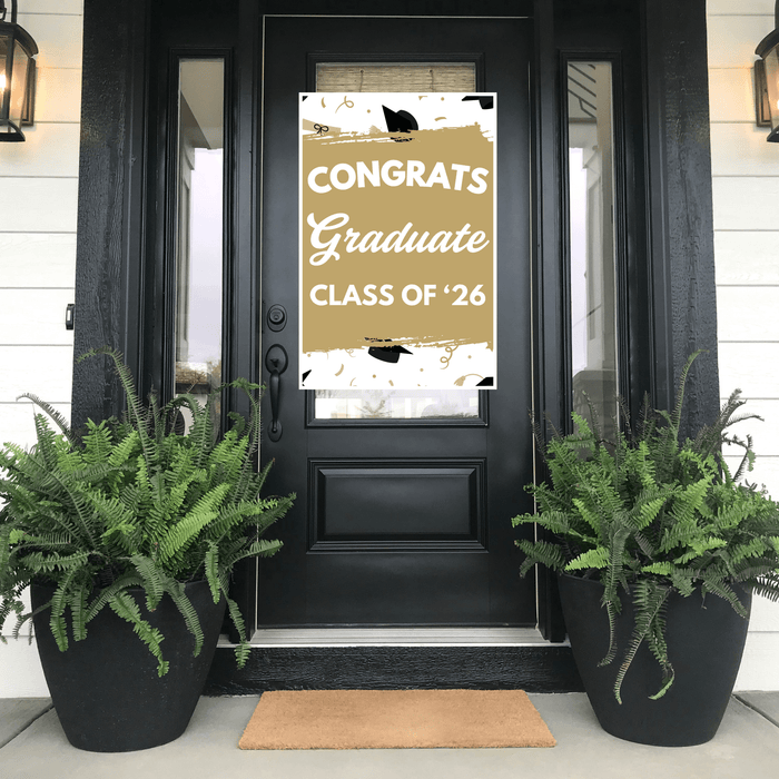 Grad In Color Congrats Graduate Door Banner 24"x36" | 1ct - Zurchers